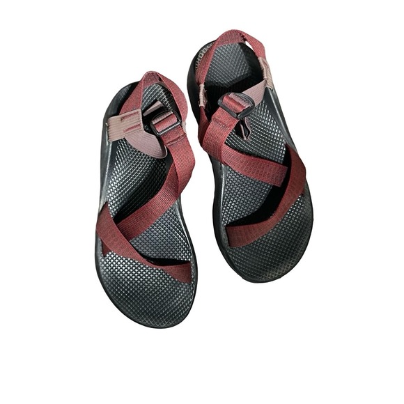Chaco Z1 Classic Sandals Mens 11 Burgundy Maroon Adjustable Strap Hiking Shoes main image 10
